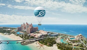Atlantis balloon on the Palm Jumeirah