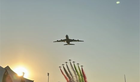 F1 2025 Fly Over Etihad F16's